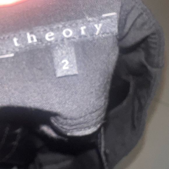 Theory black Flare Skirt size 2 - Picture 4 of 7